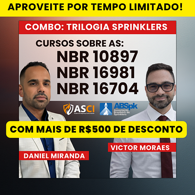 Capa oficial: Trilogia Sprinklers — Normas Essenciais