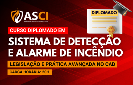 Capa oficial: Diplomado em Sistema de Detecção e Alarme de Incêndio