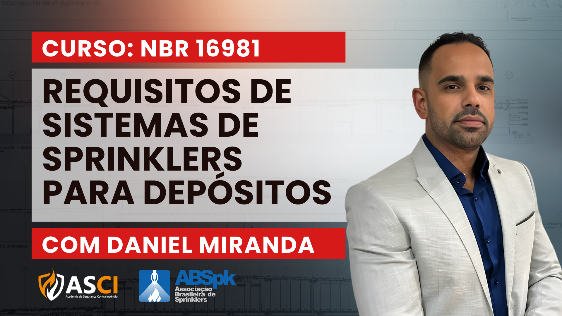 Capa oficial: ABNT NBR 16981 — Sprinklers para depósitos